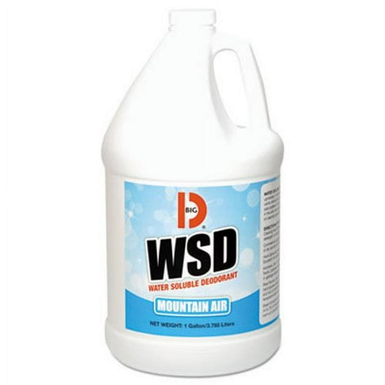 Water-Soluble Deodorant, Mountain Air, 1 gal Bottle, 4/Carton Water-Soluble Deodorant, Mountain Air, 1 gal Bottle, 4/Carton