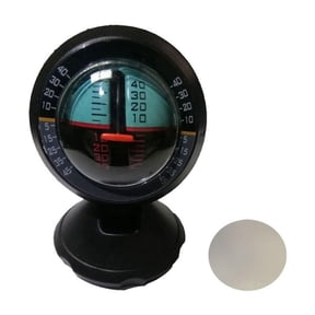 Black Car Balancer Angle Tilt Indicator Level Inclinometer Gauge Slope Z3T3