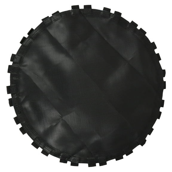 RENACLIPY 1Pc Heavy Duty Black Trampoline Replacement Mat Breathable Fabric Round