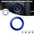 thumbnail image 1 of 1Pc Blue Alloy Ignition Start Stop Button Ring Cover For Honda Civic Accord 10Th, 1 of 6