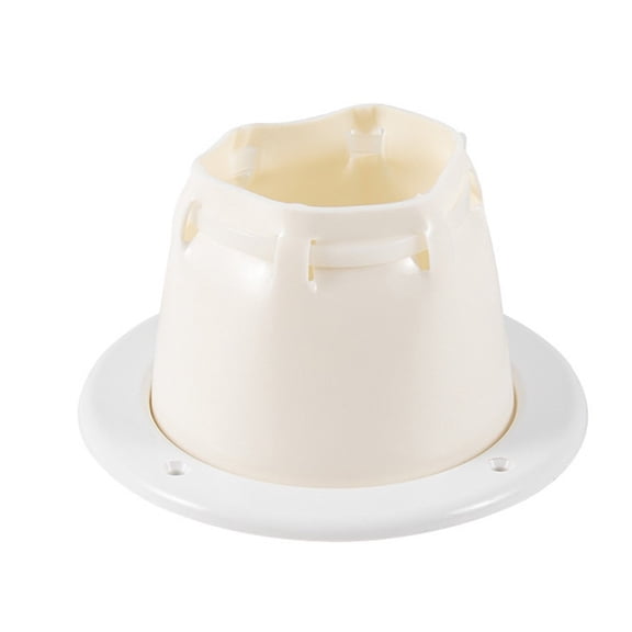 1Pc Boat Cable Boot White Plastic Marine Transom Boat Steering Cable Boot Motorwell With Wire Tie Dia. 120Mm Boat Accessory