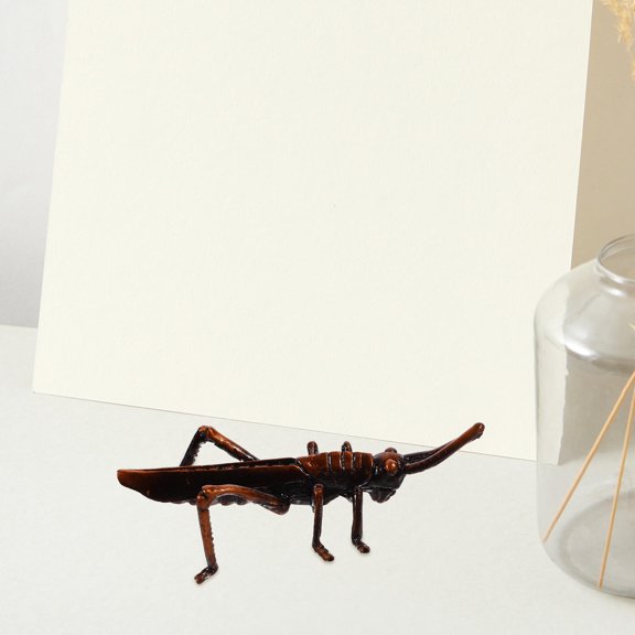 1Pc Brass Retro Insect Figurine Decorative Ornament Vintage Artware Model for Home Furniture Display