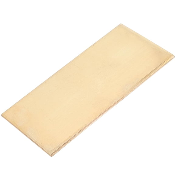 1Pc Brass Sheet Rectangle Raw(Unplated) 50x100x3mm for DIY