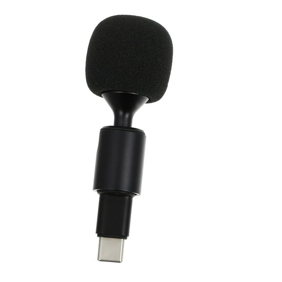 Minkissy USB-C Bendable Microphone Black for Home Video Calls, Streaming, Online Meetings, and Clear Audio Recording