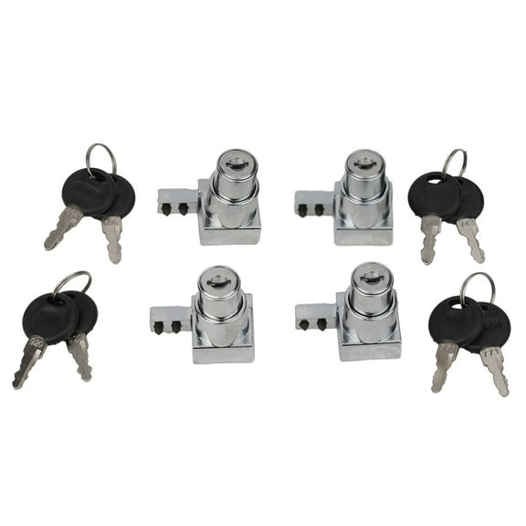 1Pc Cabinet Door Lock Zinc Alloy For Display Cabinets Counters Glass Cabinets Sliding Glass Door Lock Set With Keys