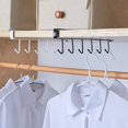 thumbnail image 1 of 1Pc Under Cabinet Mug Hook,Mug Holder Rack for Kitchen,Multi-Function Hooks Under Cabinet 6-Hook Hanging Hook Rack Kitchen Utensil Cupboard Hanger Chest Organizer Cup Holder for Coffee Bar,Nail Free, 1 of 9