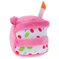 1Pc Cake Dog Squeaky Toy Dog Chewing Toy Birthday Cake Sound Toy Pet