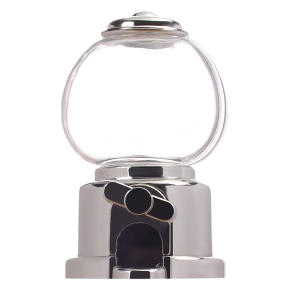 1Pc Candy Theme Party Favors,Wedding Candy Box ,Plastic Candy Dispenser,Rotatable Mini Plastic Gumball Machine Candy Dispensers for Party Favors Birthday and Wedding Celebrations(Silver)