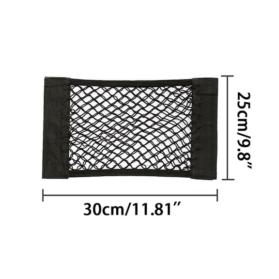 1Pc Car Back Rear Mesh Trunk Seat Elastic String Net Universal Storage Bag Pocket Cage Auto Organizer Seat Back Bag