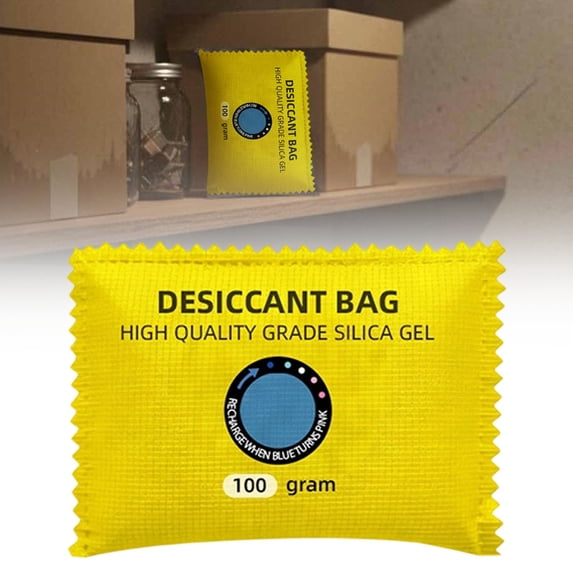 1Pc Car Dehumidifier Pack, Portable Silica Gel, Moisture Absorber with Fast Reactivation, Garage Supply with Long Lasting Use, Auto Accessory, Dry Air for Trucks Storage Closets Basement Bathroom Suv