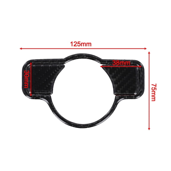 1Pc Car Headlight Switch Ecorative Cover Carbon Fiber For Benz C Class W204 Inner Headlight Switch Sticker Trim Accessories