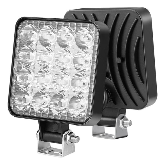 1Pc Car LED Bar Worklight 48W Offroad Work Light 12V Auto Light Fog Lamp Off Road 4x4 LED Tractor Spotlight For Truck ATV ,Light Your Way Forward
