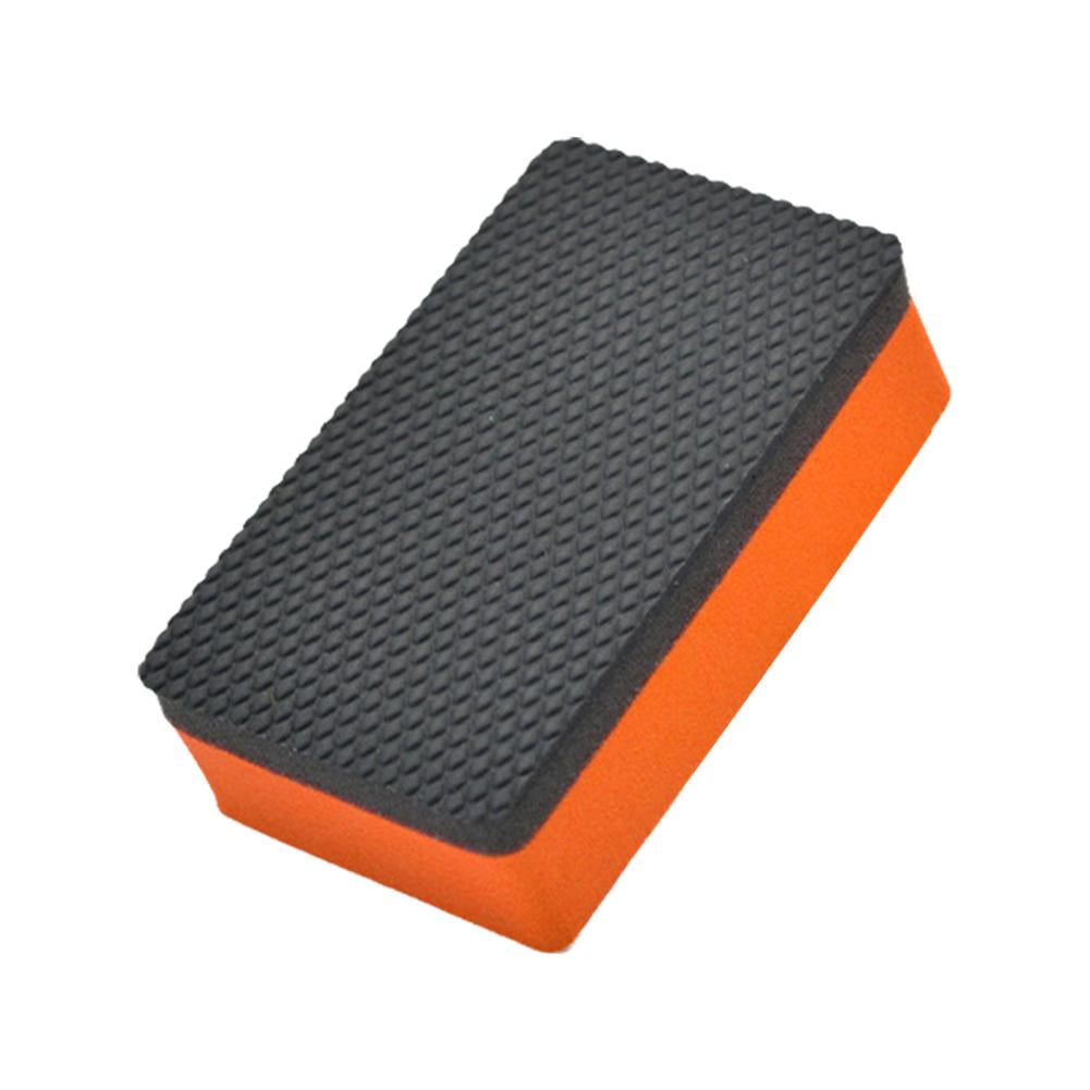 1*Car Clay Bar Pad Sponge Block Cleaning Eraser Wax Polish Pad Tools W Box