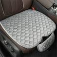 thumbnail image 1 of 1Pc Car Seat Cushion Premium Silk Wadding Non-Slip Rubber Bottom with Storage Pouch Car Seat Pad (Gray), 1 of 4