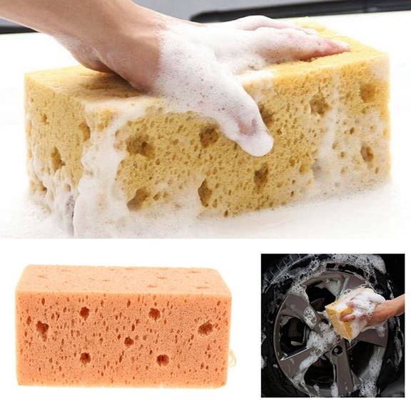 1Pc Car Styling Wash Sponge Soft Large Cleaning Honeycomb Coral Sponge Wash T WA