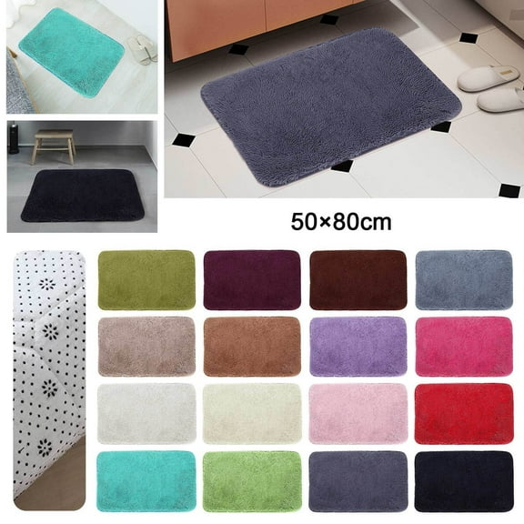 1Pc Carpet Carpet Welcome Decor Day Room Living Doormats Carpet Home Carpets Bathroom Products Long Hair 50Cmx80Cm Carpet