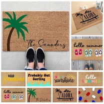 1Pc Carpet Green Summer Daily Carpet Anti Slip Norvated Passing Put in Waterwater Bathroom Kitchen Place Carpet