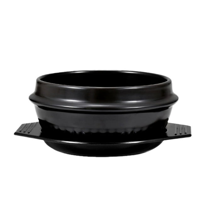 1Pc Ceramic Casserole Claypot Rice Pot Bibimbap Pot Kitchen Cooking Pot