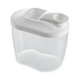 thumbnail image 1 of 1Pc Cereal Storage Containers, 1L/34oz Airtight Small Dry Food Storage Containers with Pouring Spout for Snacks Grain Rice,BPA Free Dispenser Plastic Bin for Cereal, Rice, Flour(Clear,4.7x3.3x5.5"), 1 of 8