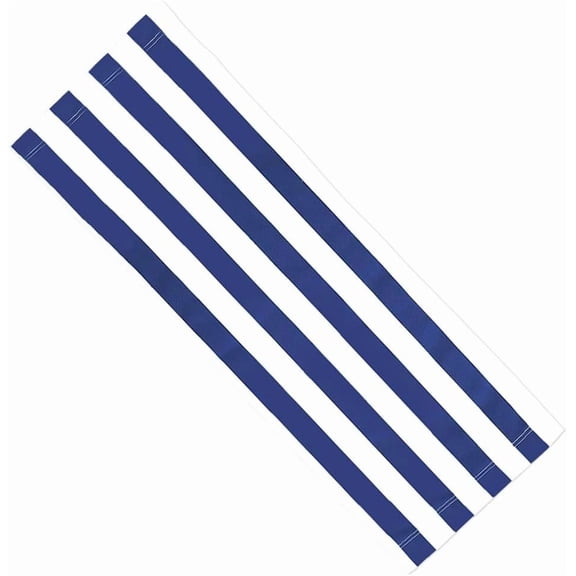 1Pc Chair Canvas Cloth Beach Chair Cloth Replacement Supplies Rectangle Dark Blue 1200x430x1.5mm DIY