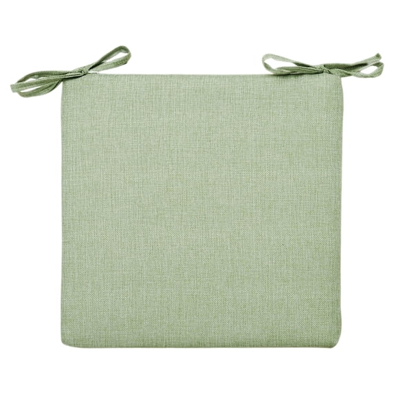 1Pc Chair Cushion Memory Foam Pad,Square Chair Cushions for Dining Chairs,Strap Garden Chair Seat Cushion,Chair Cushions with Ties and Removable Cover,Outdoor Cushions for Patio Dining Chairs,15"x15"