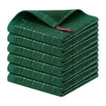 thumbnail image 1 of 1Pc Checkered Designed Cotton Kitchen Dish Cloths, 12x12 Inch Soft Strong Absorbent Quick Drying Durable Cleaning Kitchen Rags Cleaning Scrubbing Towels for Home Kitchen, Multicolor(Green,12x12"), 1 of 7