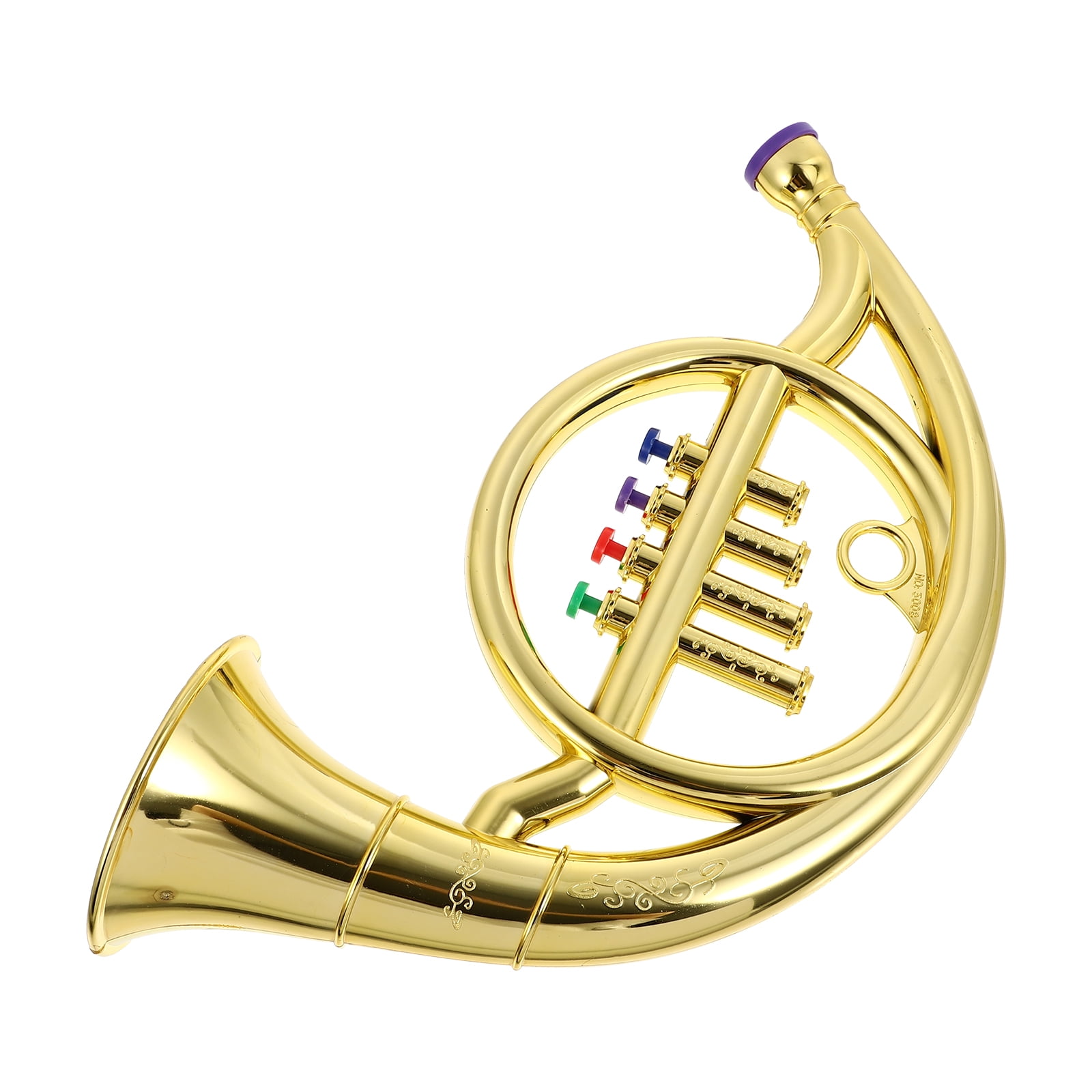 1Pc Children French Horn Toy Musical Instrument Model Kids