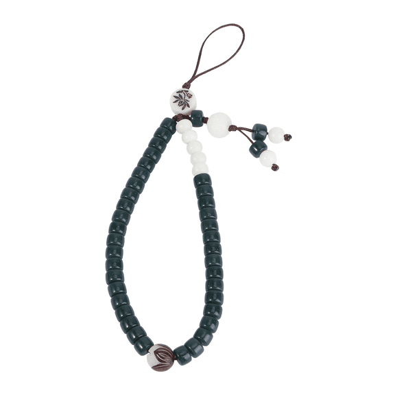 Greenadscape 1Pc Mobile Phone Strap with Bodhi Lotus Pendant Unique Chinese Style Design