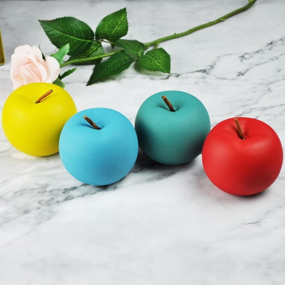 HOOWIFFY Ceramic Apples Desktop Ornament Red 1Pc
