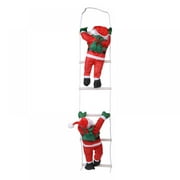 1Pc Christmas Hanging Decoration Santa Claus Climb Ladder Hanging Decoration Festival Party Supplies New