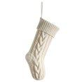 thumbnail image 1 of 1Pc Christmas Knitted Stocking Large Handmade Reusable Xmas Tree Hanging Gift Bag Sock Pendant Holiday Party Decoration Festival Gift, 1 of 7