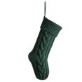 thumbnail image 1 of 1Pc Christmas Knitted Stocking Large Handmade Reusable Xmas Tree Hanging Gift Bag Sock Pendant Holiday Party Decoration Festival Gift, 1 of 7