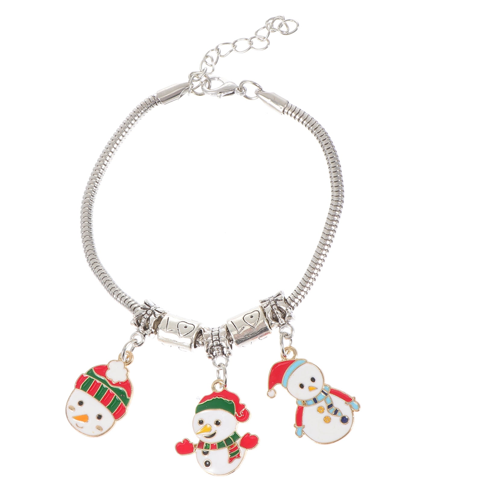 Christmas Jingle Bell Bracelet Set of 2 - Christmas Bracelets with Bells  For Boys and Girls