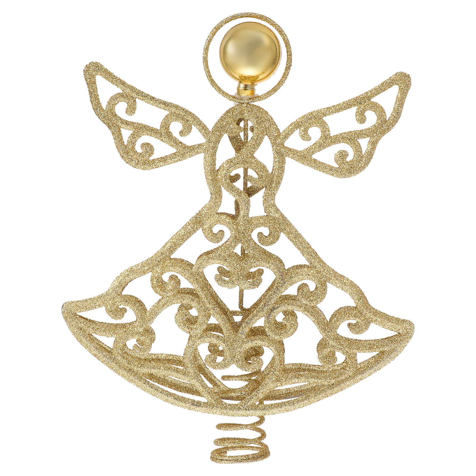 1Pc Christmas Tree Angel Topper Decorative Angel Xmas Tree Ornament