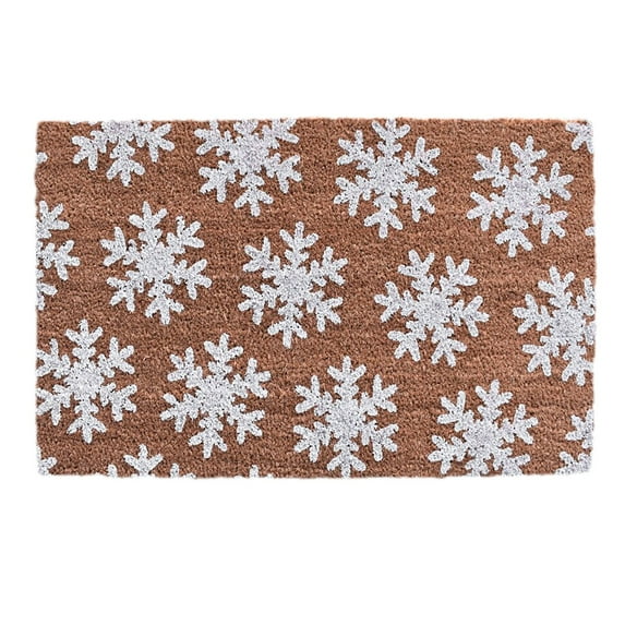 1Pc Christmas Welcome Coir Doormat 16 x 24 Inch Funny Xmas Porch Decor Mat Non Slip Natural Fiber Coir Front Doormat Decor for Holiday Home Indoor Outdoor Gift(Funny)