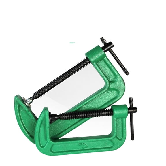 1Pc Clamp 1-10 Inch G-Type Clamp Woodworking Fixture Iron Strong Clamp Heavy Duty Jaw Hand Tools Replacement Accessories 2Inch Smile Home