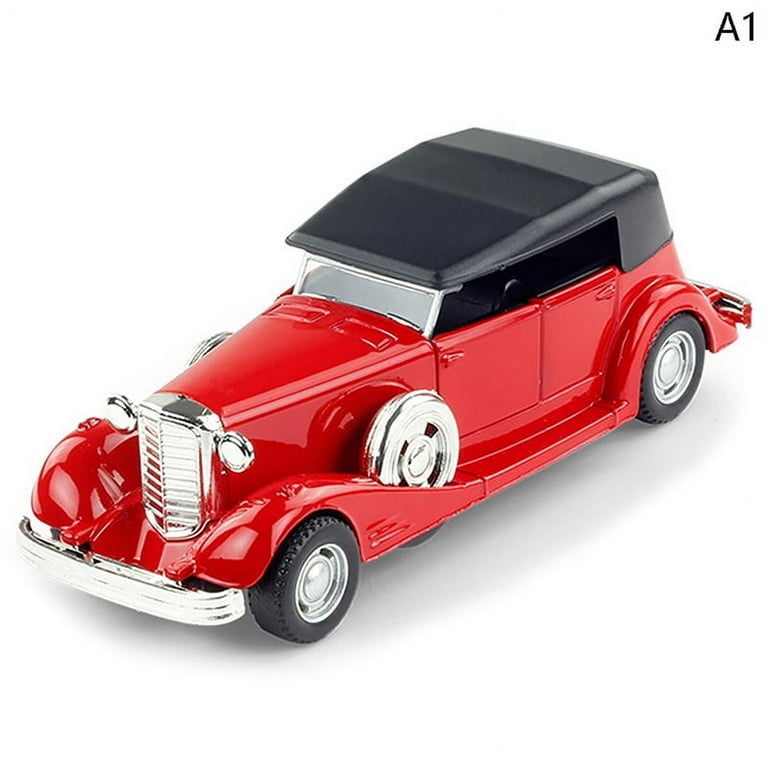 1pc Classic Car Model 1 32 Simulation Vintage Pull Back Alloy Diecast Sports Vehicle Collectible Toys Cars for Boys Size A1