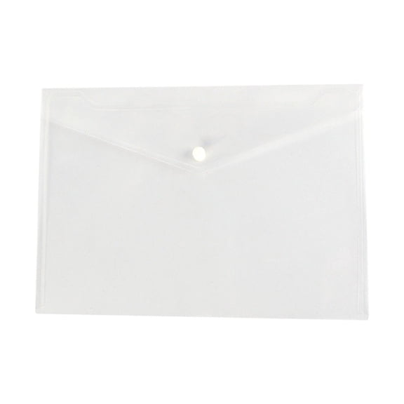 6-Pack A5 Clear Plastic File Folders – Snap Button Closure, Waterproof, For Documents & Organizing 5 thumbnail image