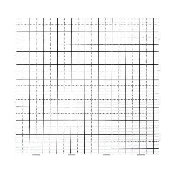 1Pc Clearance Sale! Plastic 104-Pin Bead Pegboard with Grid Lines, Large Square Board for DIY Fuse Beads (28*28cm, AN White with Lines)