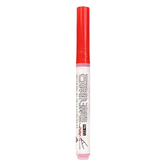 1Pc Clearance Sale! Plastic Stone Lettering Marker Pen, Strong Coverage for Memorial Inscriptions (14*3cm, Red)