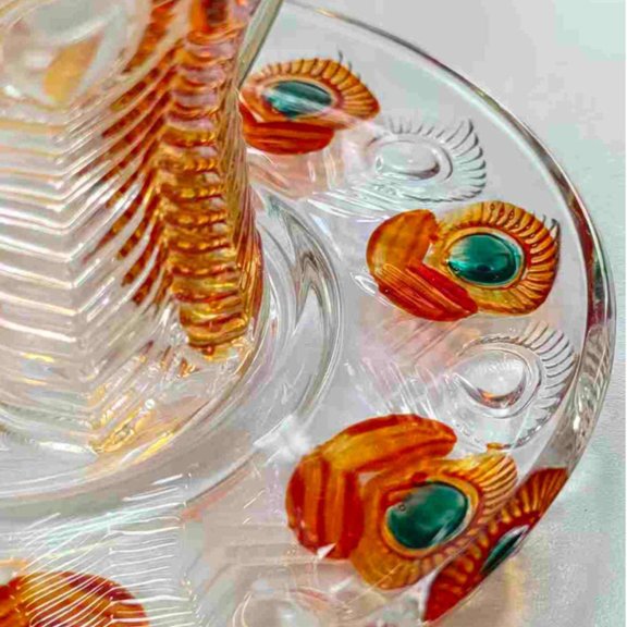 1Pc Clearance Under $10 Rainbow Glass Cup Glass Cup For Table, Glass Glass (F)