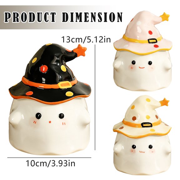 1Pc Clearance Under $15 Halloween Ghost Mug Ceramic Cup For Party, Glass Glass (E)