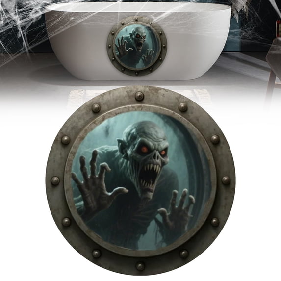 1Pc Clearance Under $15 Porthole Wall Decoration Haunted Porthole For Bedroom, Resin Porthole Decor No Light B (G)