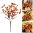 thumbnail image 1 of 1Pc Clearance Under $3 Artificial Fall Flower Artificial Flower For Entryway, Plastic Orange Artificial Fall (A), 1 of 9