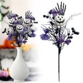 thumbnail image 1 of 1Pc Clearance Under $3 Artificial Halloween Pick Halloween Branch For Table, Plastic Black Stem With Eyeball (A), 1 of 7