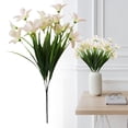 thumbnail image 1 of 1Pc Clearance Under $3 Artificial Lily Artificial Lily For Vase, Plastic White (E), 1 of 9