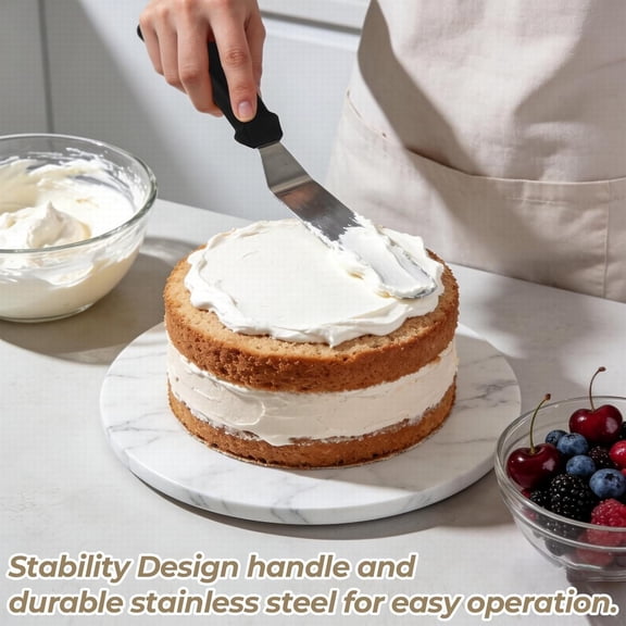 1Pc Clearance Under $3 Cake Spatula Spatula For Kitchen, Metal Metal (A)