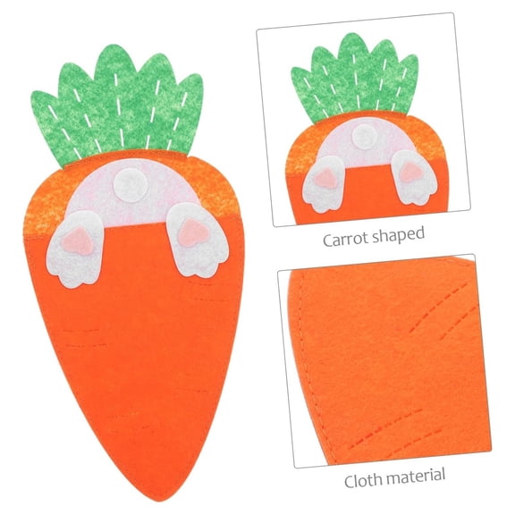 1Pc Clearance Under $3 Cutlery Pouch Kitchen Brush For Sink, Nylon Easter Radish Fork Orange