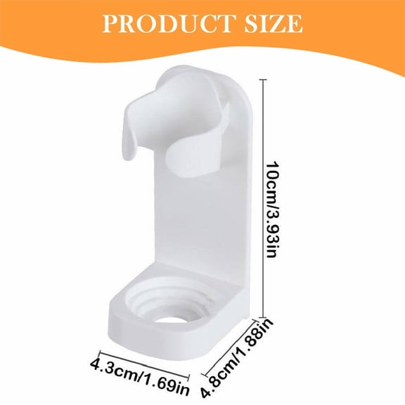 1Pc Clearance Under $3 Electric Toothbrush Holder Toothbrush Rack Plastic For Bathroom Hold Toothbrush Plastic White