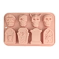 thumbnail image 1 of 1Pc Clearance Under $3 Halloween Silicone Mold Baking Mold For Oven, Plastic Mold F (C), 1 of 5